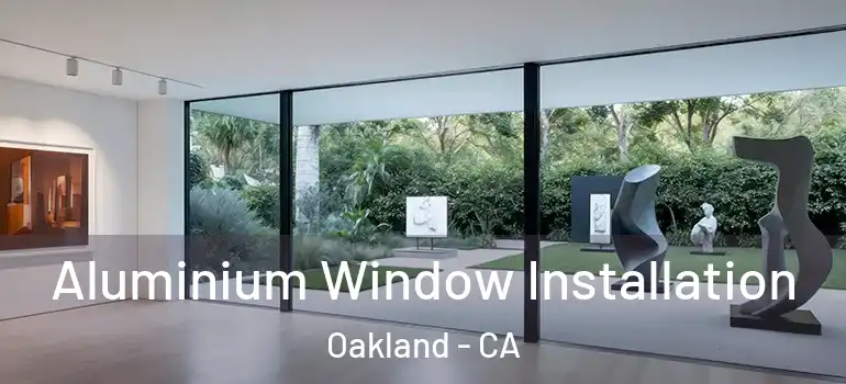  Aluminium Window Installation Oakland - CA