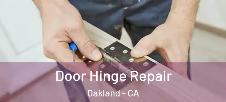  Door Hinge Repair Oakland - CA